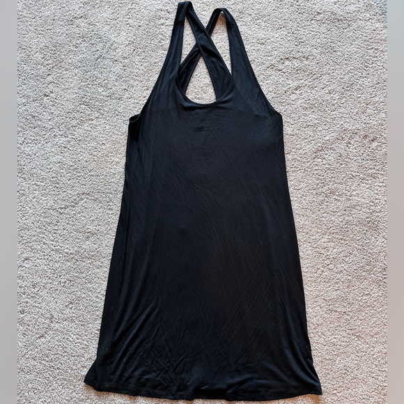 Like New Lole Women's Black Criss Cross Back "Sunseta" Flowy Mini Dress - Picture 4 of 5